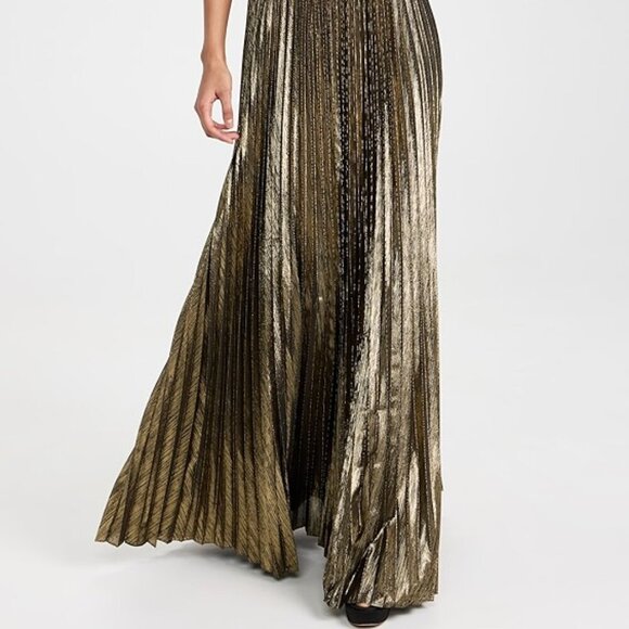 Rebecca Valance Gold Josie Gown. Sz: 6 - Picture 3 of 12